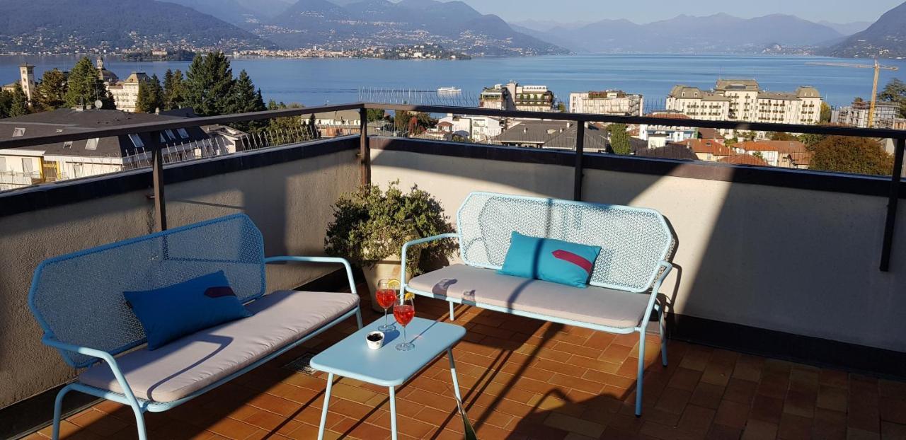 Terrace Lake View Stresa Kültér fotó