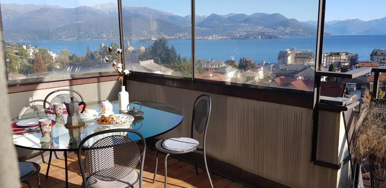 Terrace Lake View Stresa Kültér fotó