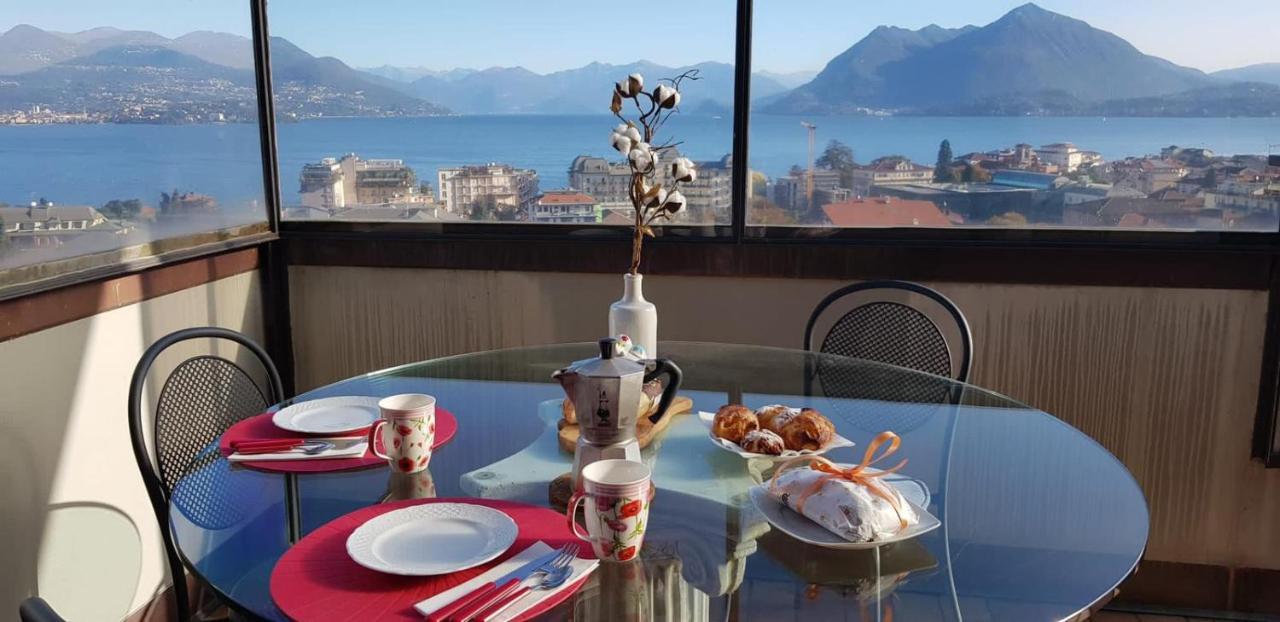 Terrace Lake View Stresa Kültér fotó